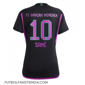Bayern Munich Leroy Sane #10 Segunda Equipación Mujer 2023-24 Manga Corta